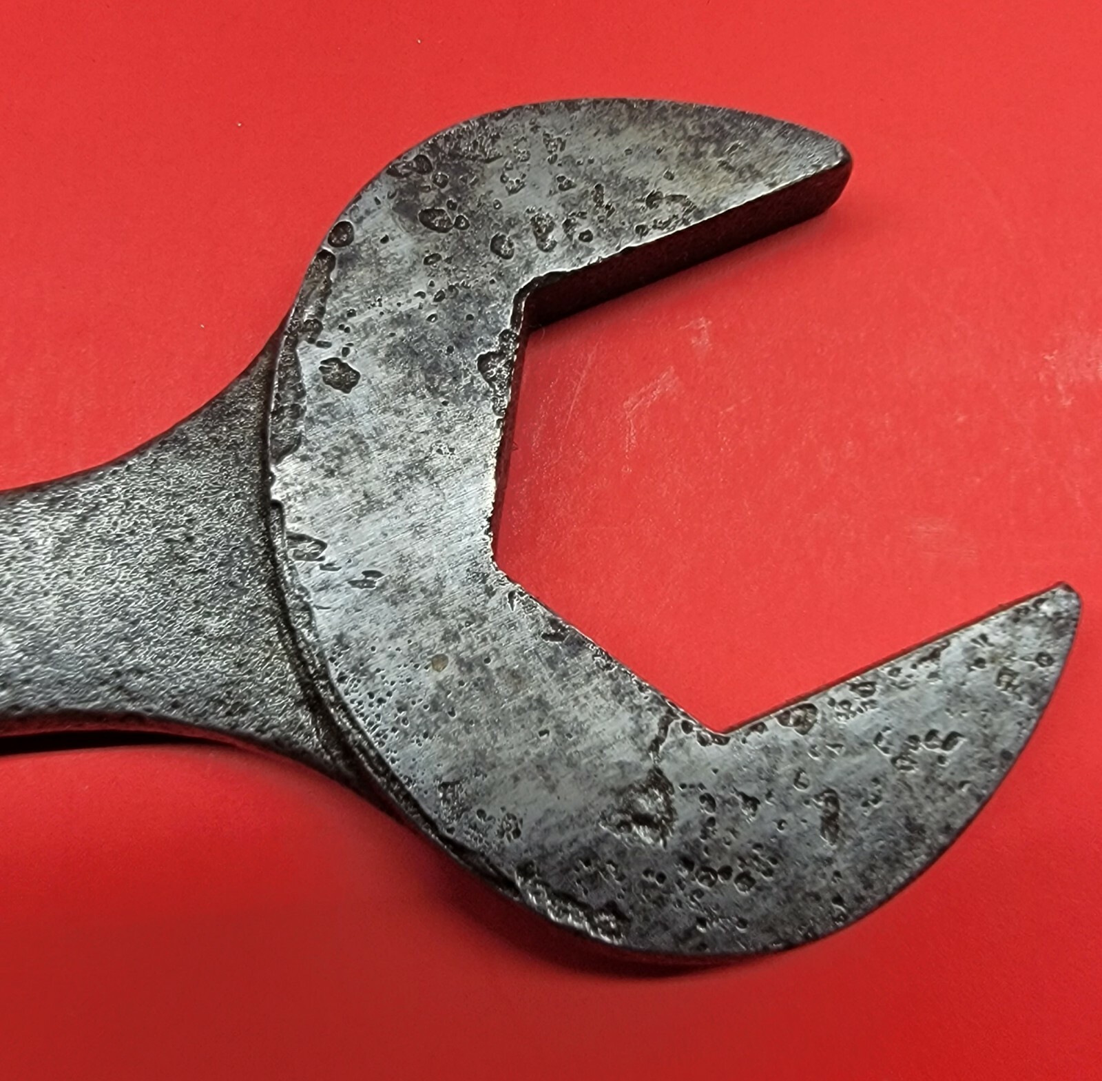 Vtg MAC Tools DA36 American SAE 1-1/8 Angle Head 4 Way Open End Wrench USA