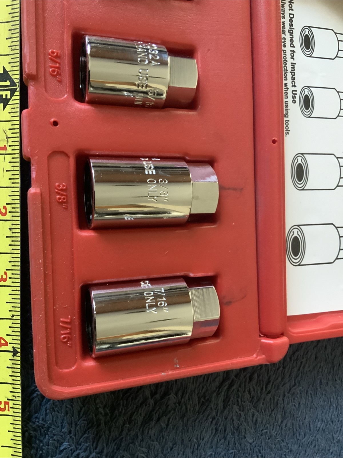 Mac Tools 4pc Fractional Stud Puller Set, Sr4fa…..good Shape…