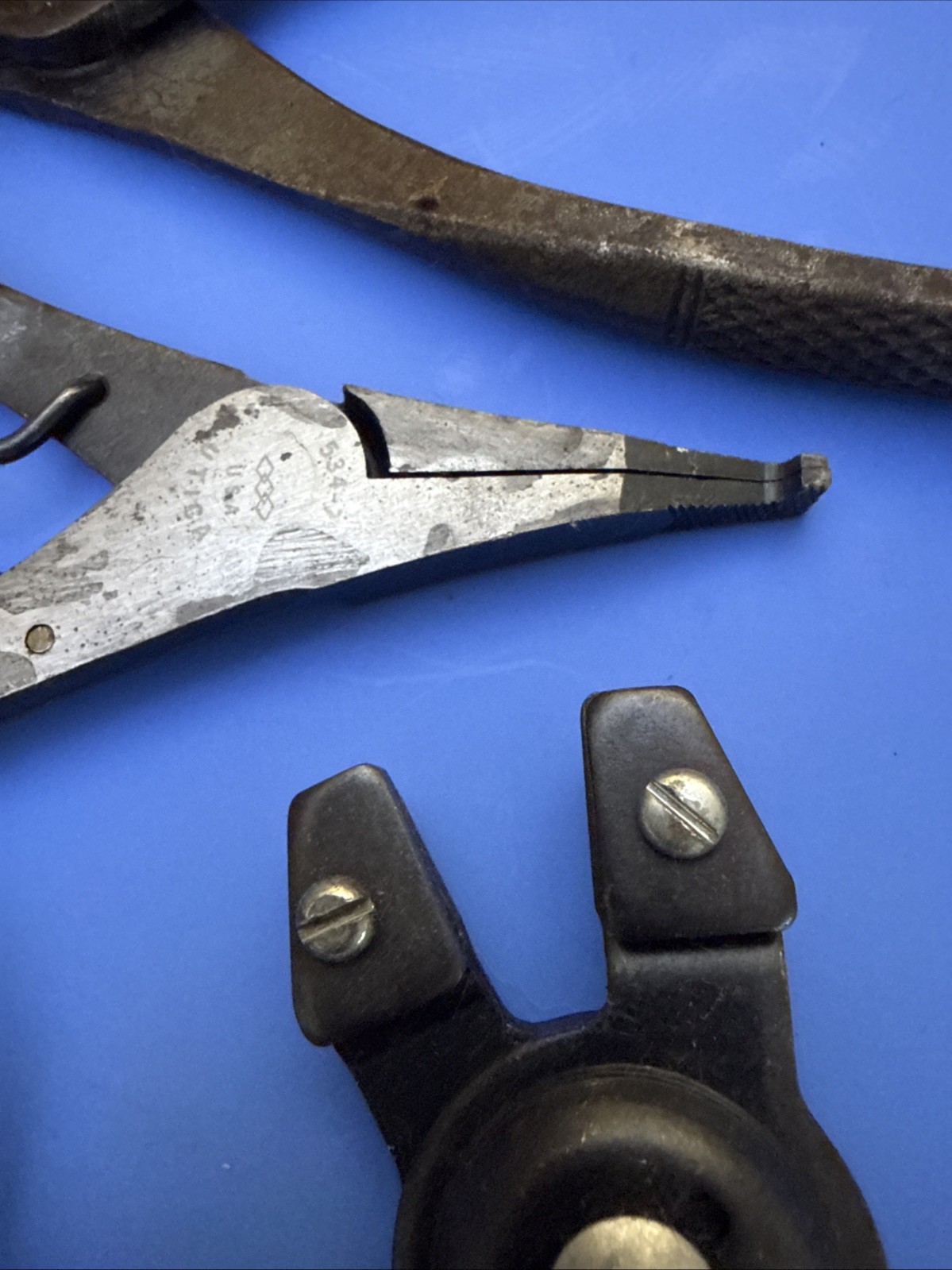 ZIM No 976 AND 977 Combination Snap Ring Plier Set – Internal External Tips USED