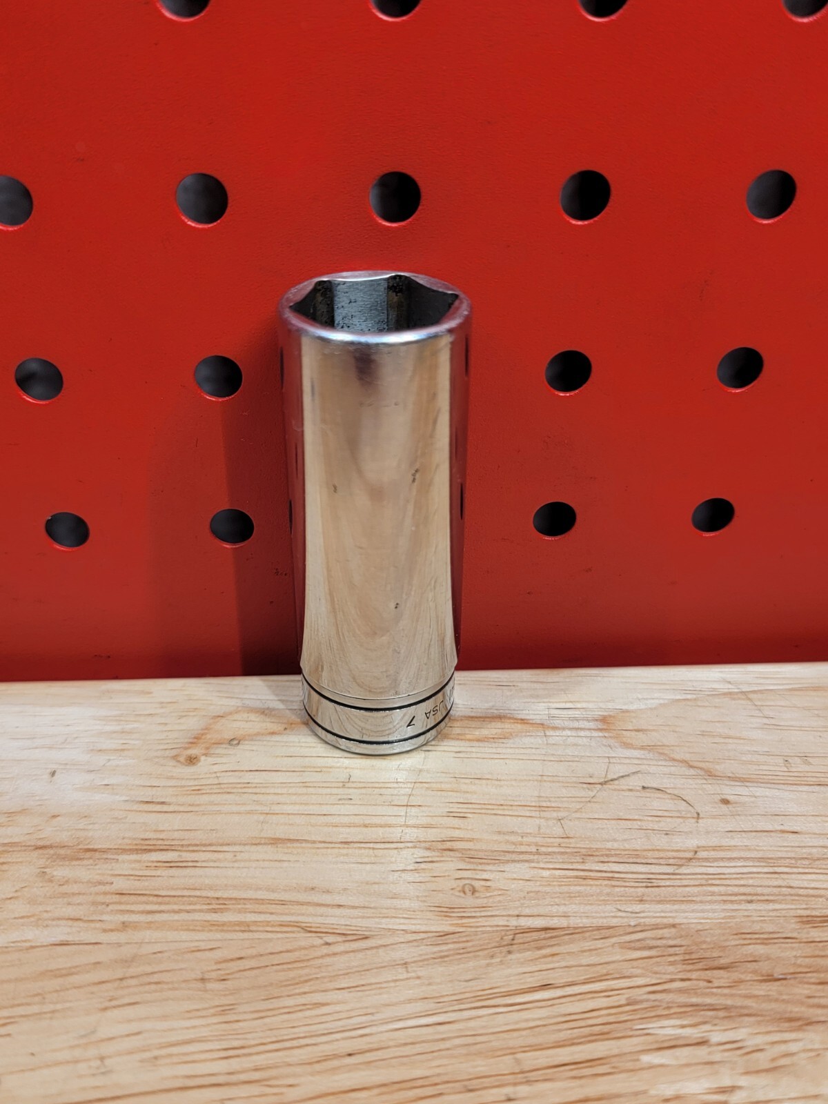 Snap-on Tools SFS241 3/4″ SAE 3/8″ Drive Deep 6-Point Chrome Socket USA