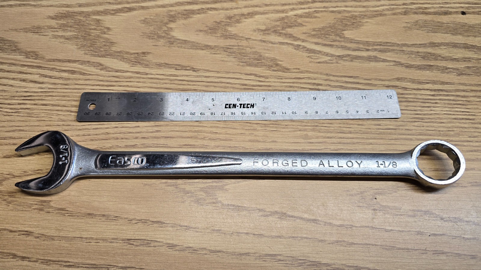 Easco Combination Wrench USA 1-1/8” 63 136 MADE IN USA