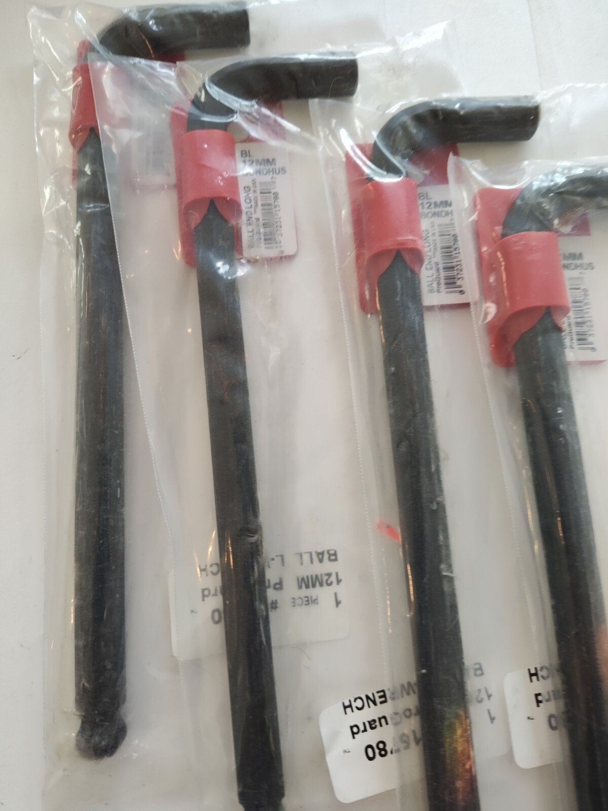 12M BallDrv L-Wr Bondhus Corp. 15780 ( LOT Of 4 )