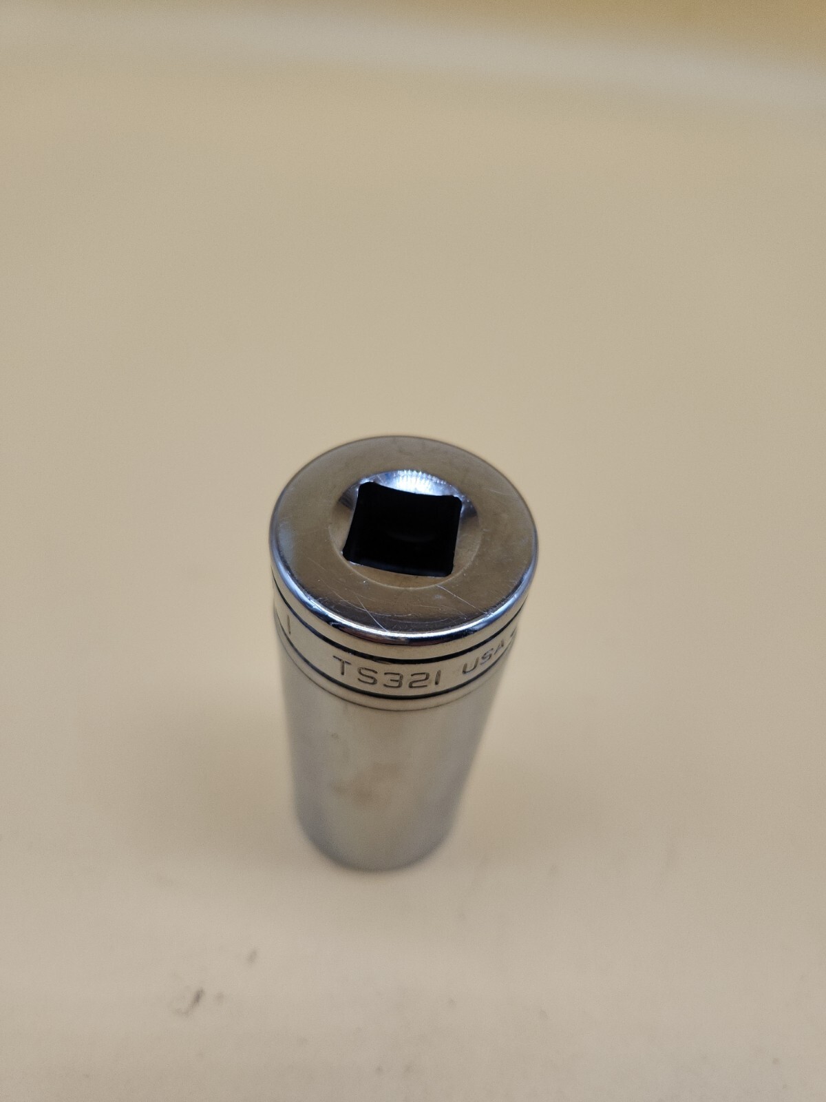 Snap-on Tools 1/2″ Drive 1″ SAE Deep 6 Point Chrome Socket TS321 USA