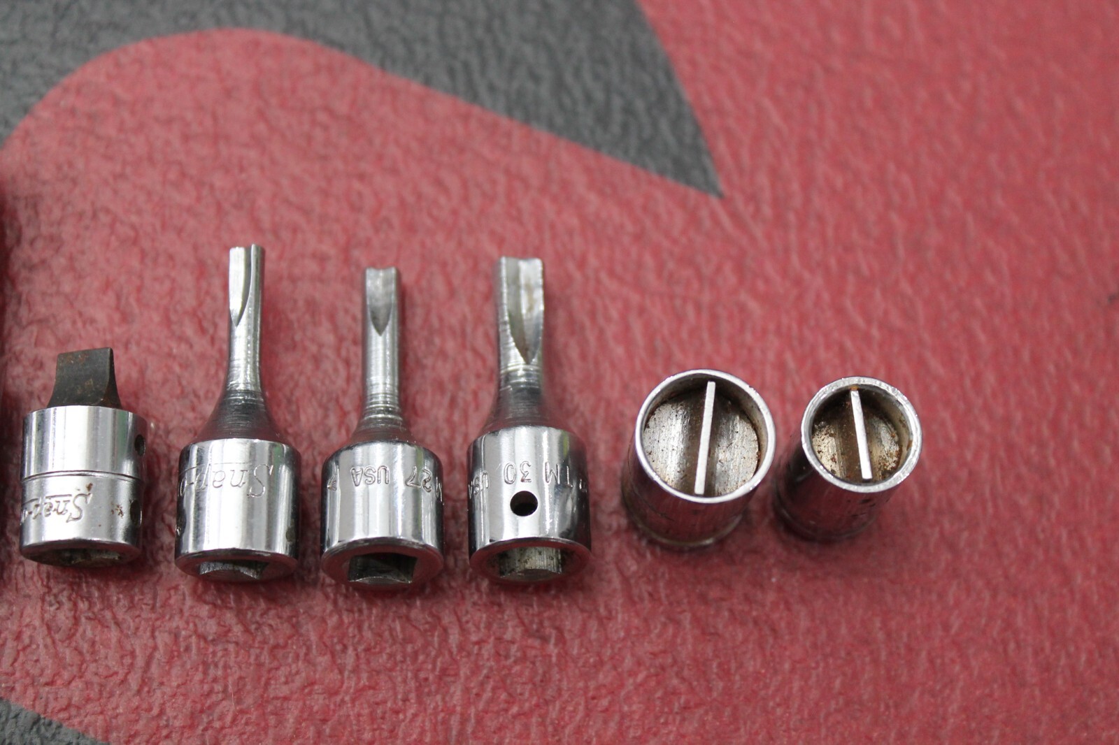 Snap On 1/4″ Drive Philips Flat Clutch Screwdriver Socket Set lot