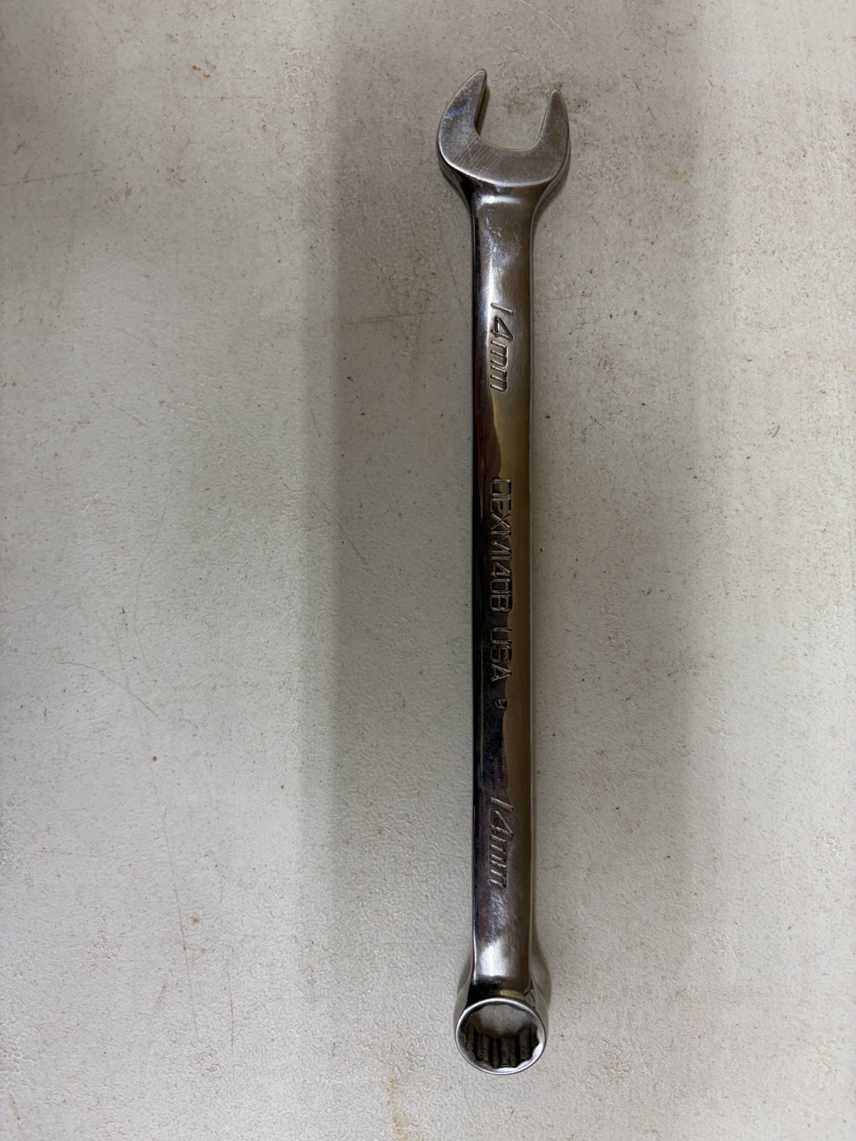 Snap On OEXM140B 14mm Open End Wrench Combination 12point USA