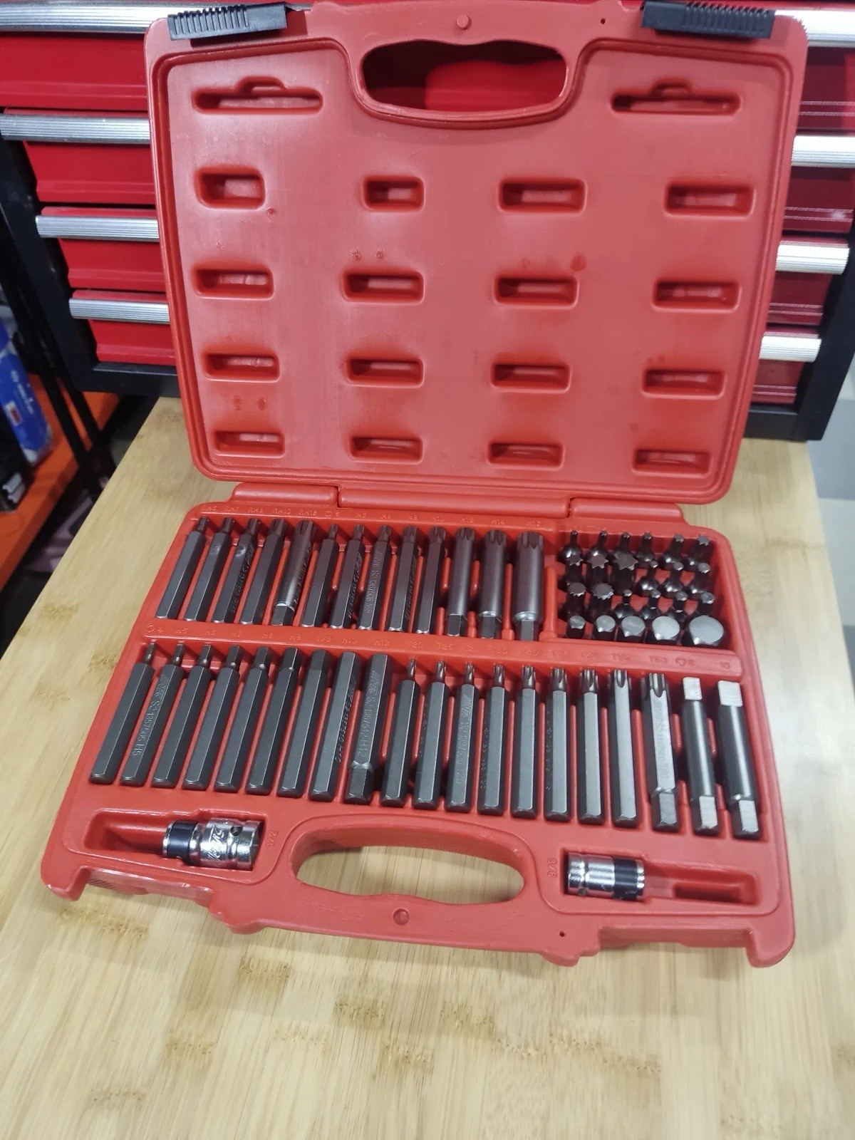 JTC 58 PCS POWER BIT SET MATERIAL: S2, JTC TOOLS # 3509