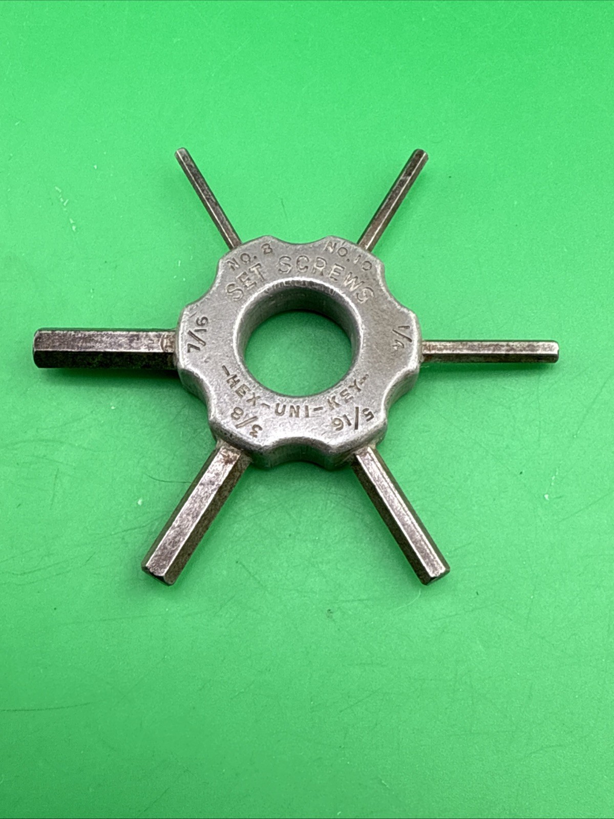 Eklind T&M Co. Vintage – Hex Uni – Key 6-Way Allen Wrench Cap Screws Set