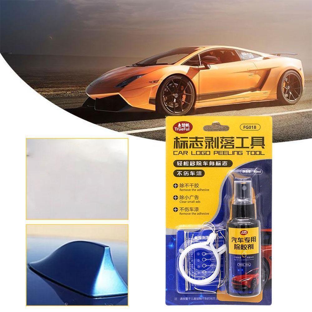 Car Badge Emblem Decal Removal Tool Kit – 60ml Adhesive Remover Uk