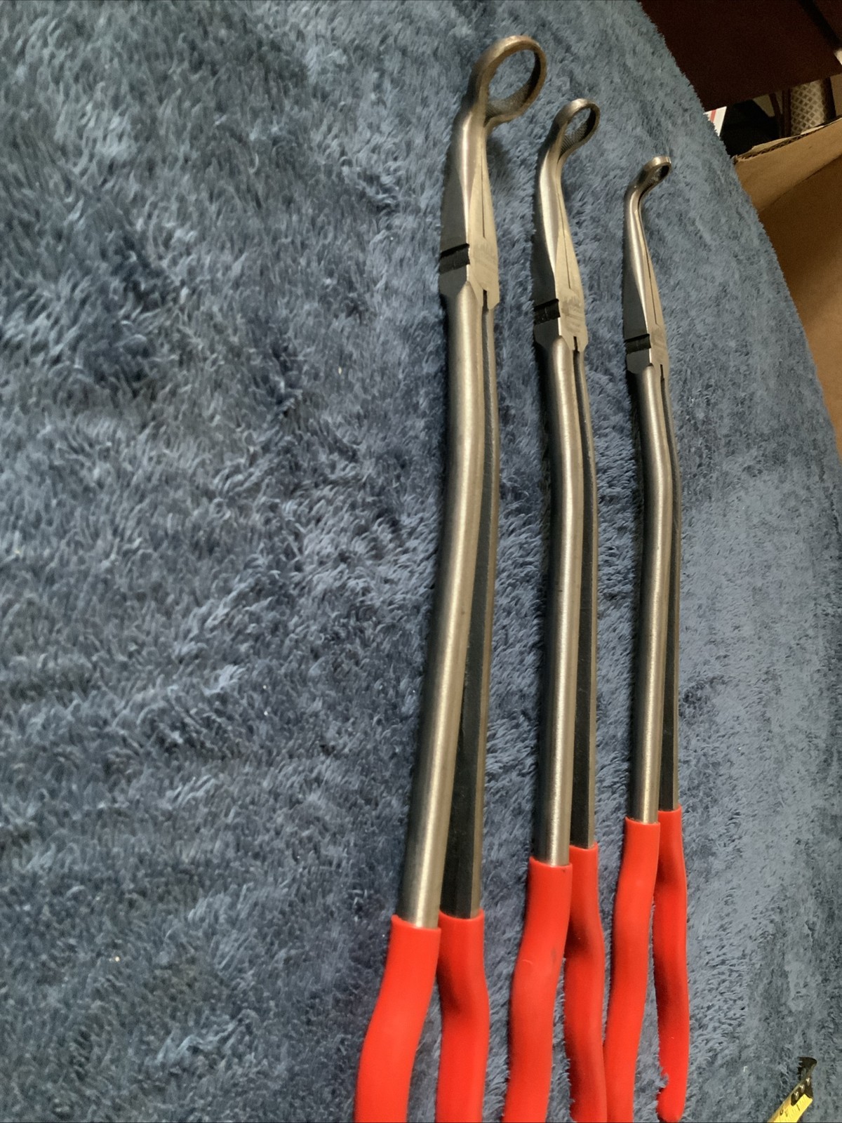 Mac Tools 3pc Hose Grip Pliers……all 3 Bent?? See Pics….p16sg, P16mg, P16lg….