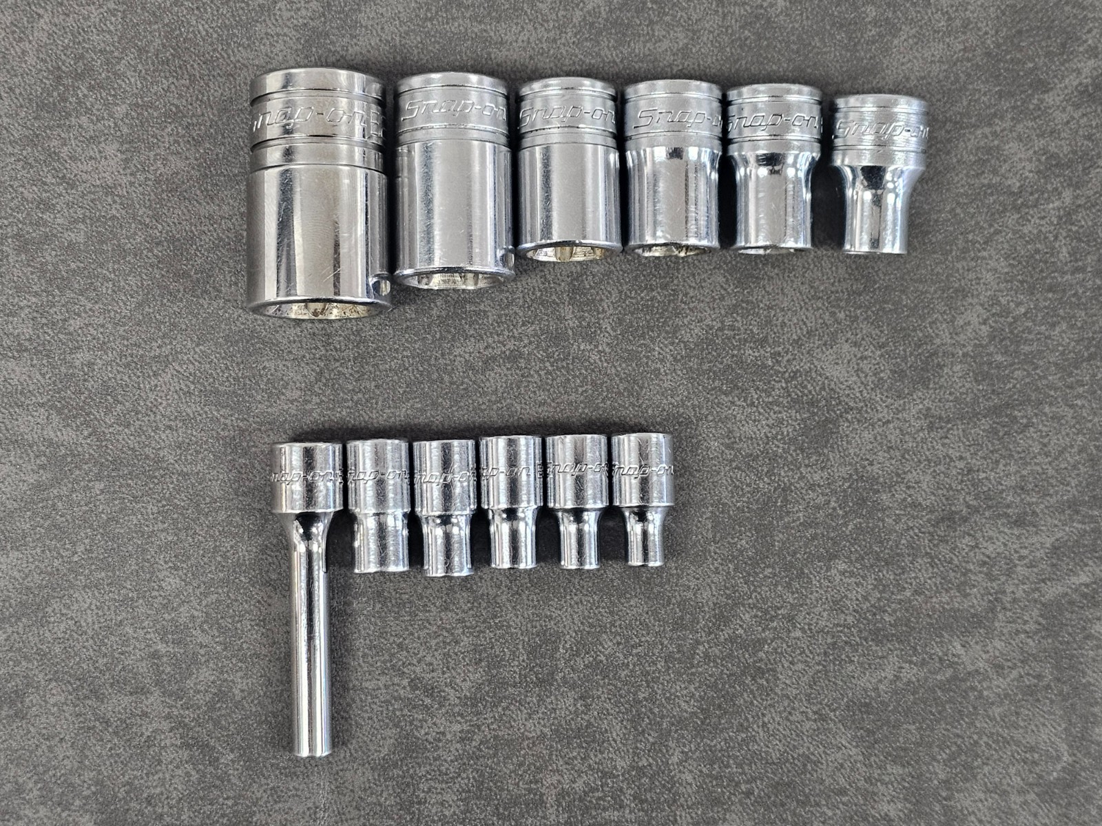 Snap-On 12pc Torx Combination Drive E4-E20 Shallow Socket Set 1/4″ 3/8″ 1/2″