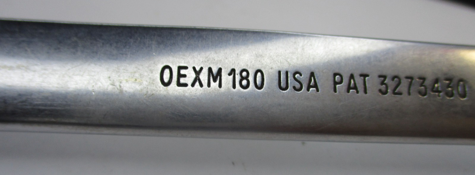 Snap on OEXM180 Metric 18mm 12pt Combination Wrench USA OWNERS MARKS