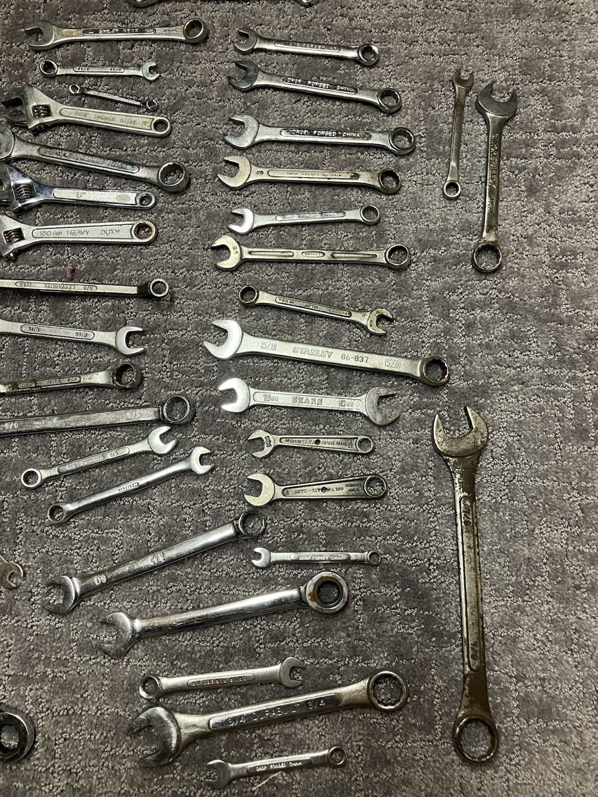 Mixed Lot of (40) of Assorted Wrenches Various Sizes (b)
