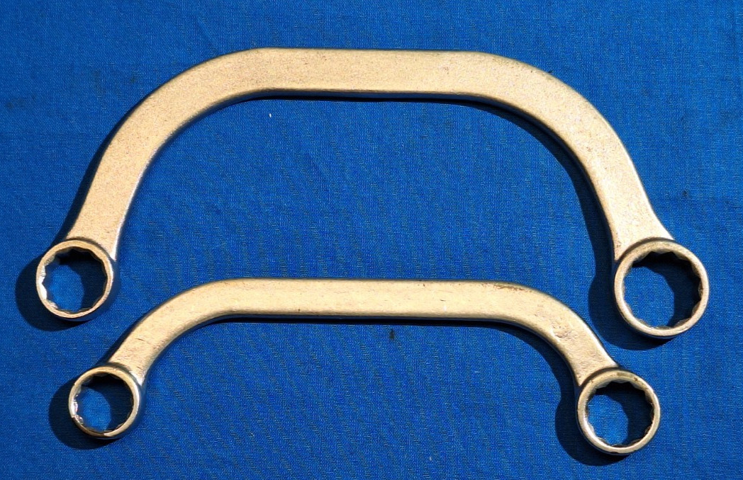 Proto 1731 & 1730 3/4″-5/8″ & 5/8″-9/16″ half moon wrenches Obstruction wrenches
