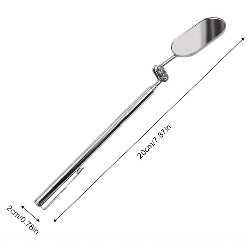 4PC – Telescopic Extending Inspection Mirror Oval Mechanics Tool Kit