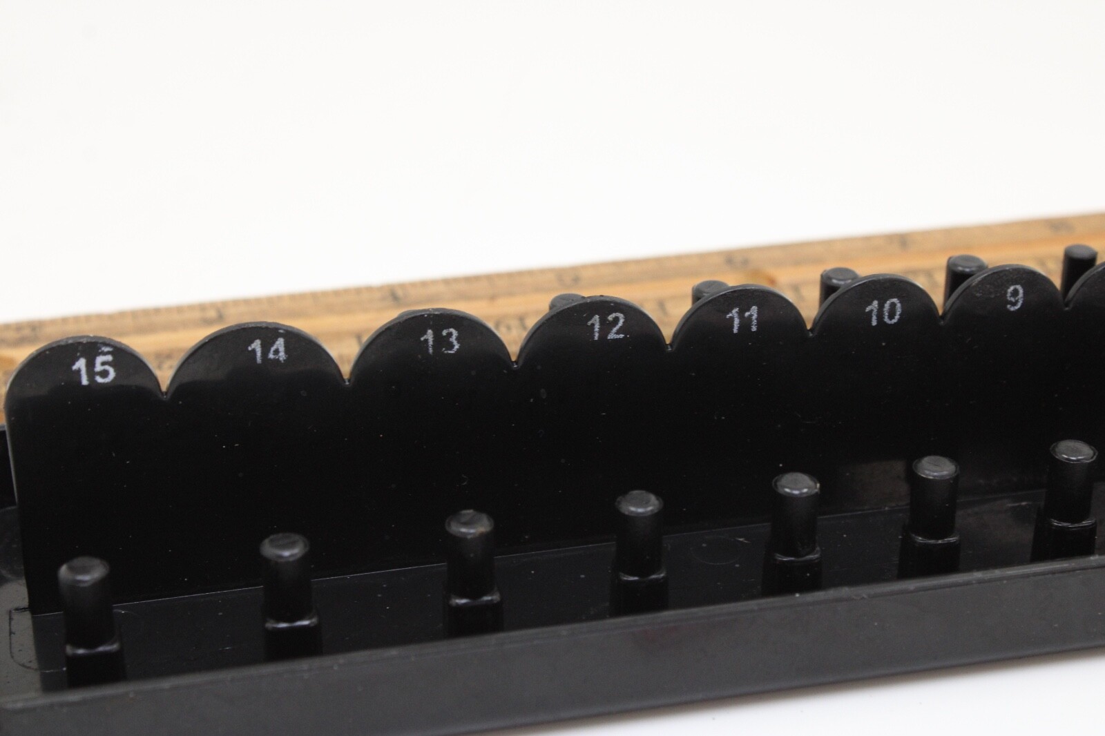 Goliath Industrial Tool ST14M Metric 1/4″ Drive 28 Socket Black Tray Rack Holder