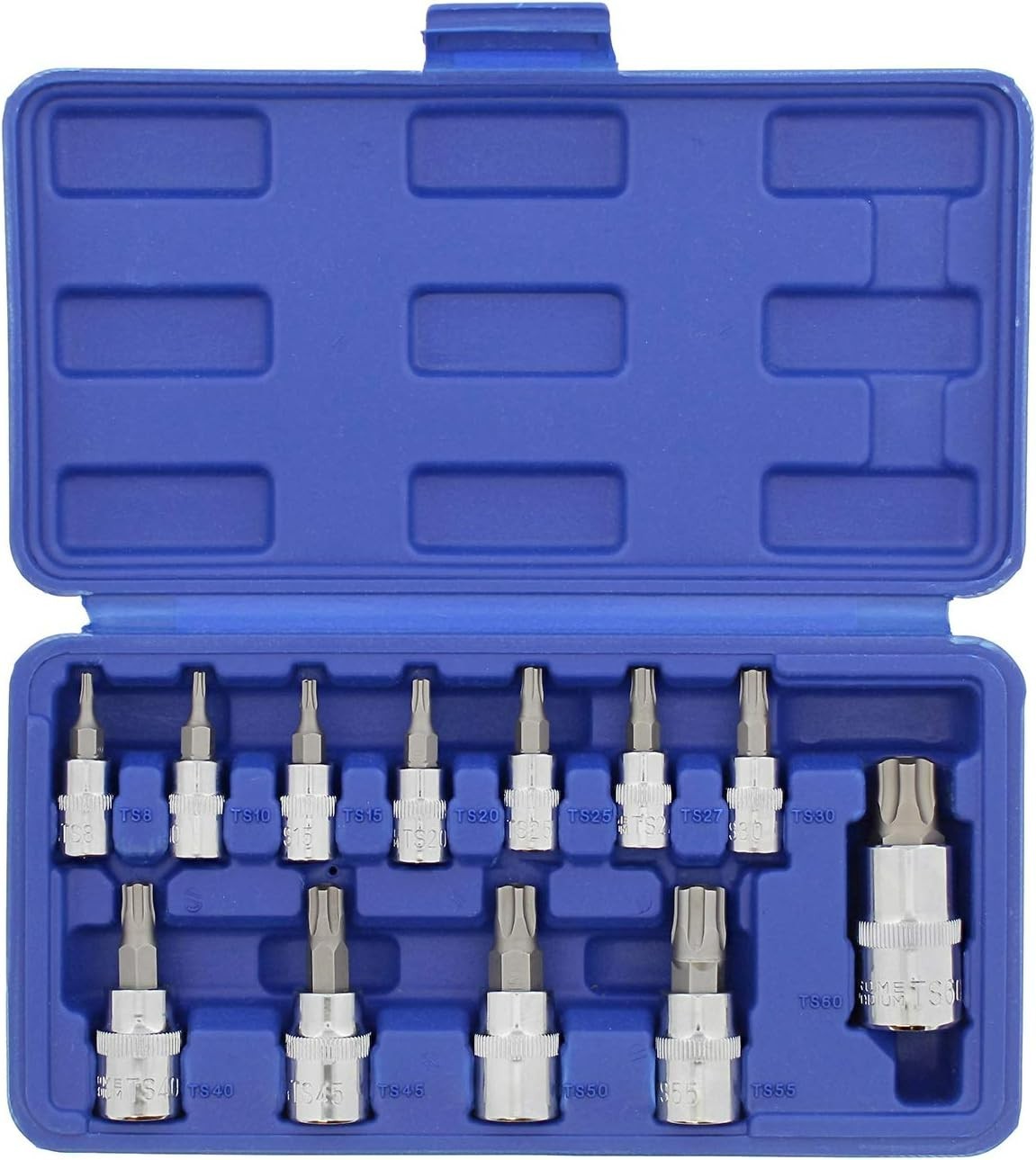 Precision Torx Plus Socket Set – 12 Tamper Proof Bits for Euro & Japanese Cars