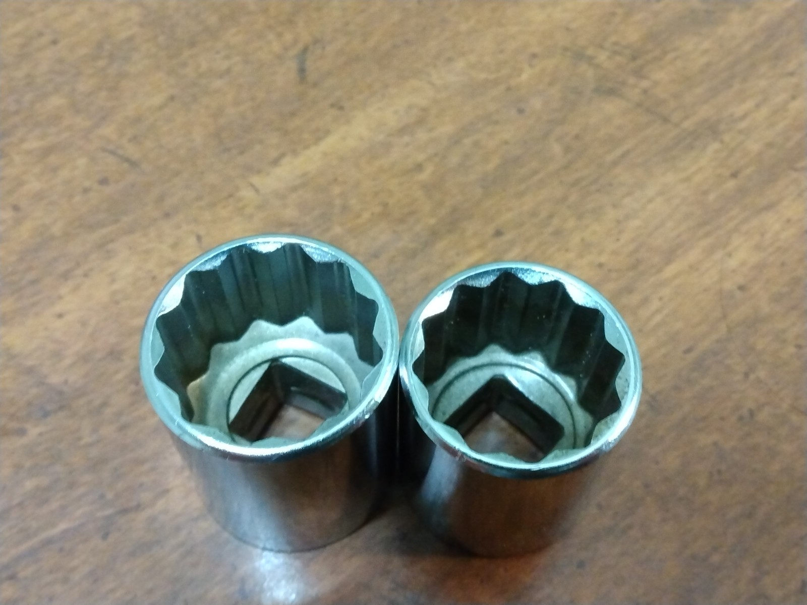 Craftsman Lot of 2 Sockets Marked «GK» 1″ 47514 & 15/16″ 47513 Both 12 pts.