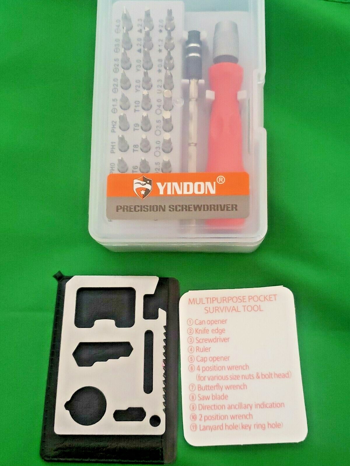 TORX Star Bit Hex Key Set Cell Phone Tablet Pocket Knife Drone PC Tune-Up Repair