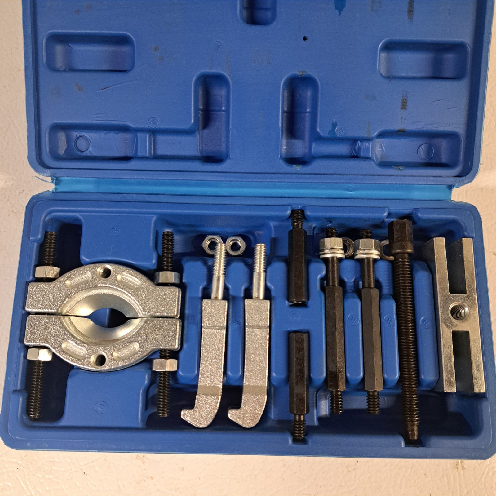 9pcs Bearing Puller Separator Set 15-58mm Pull Out Jaw Gear Pulley Removal