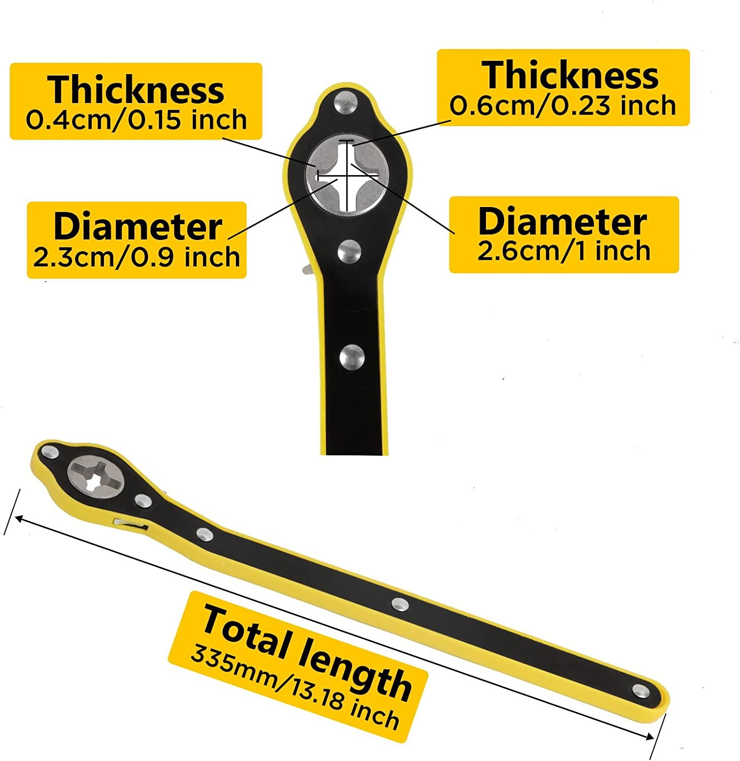 Car Scissor Jack Ratchet Wrench Garage Tire Wheel Lug Handle Tool Labor-saving