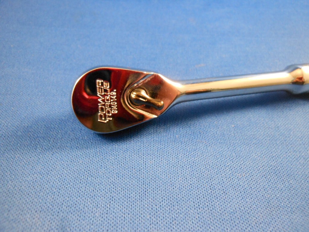 NEW Power Torque GM6149 1/4″ Drive 72 Tooth Mini Head Chrome Ratchet Wrench