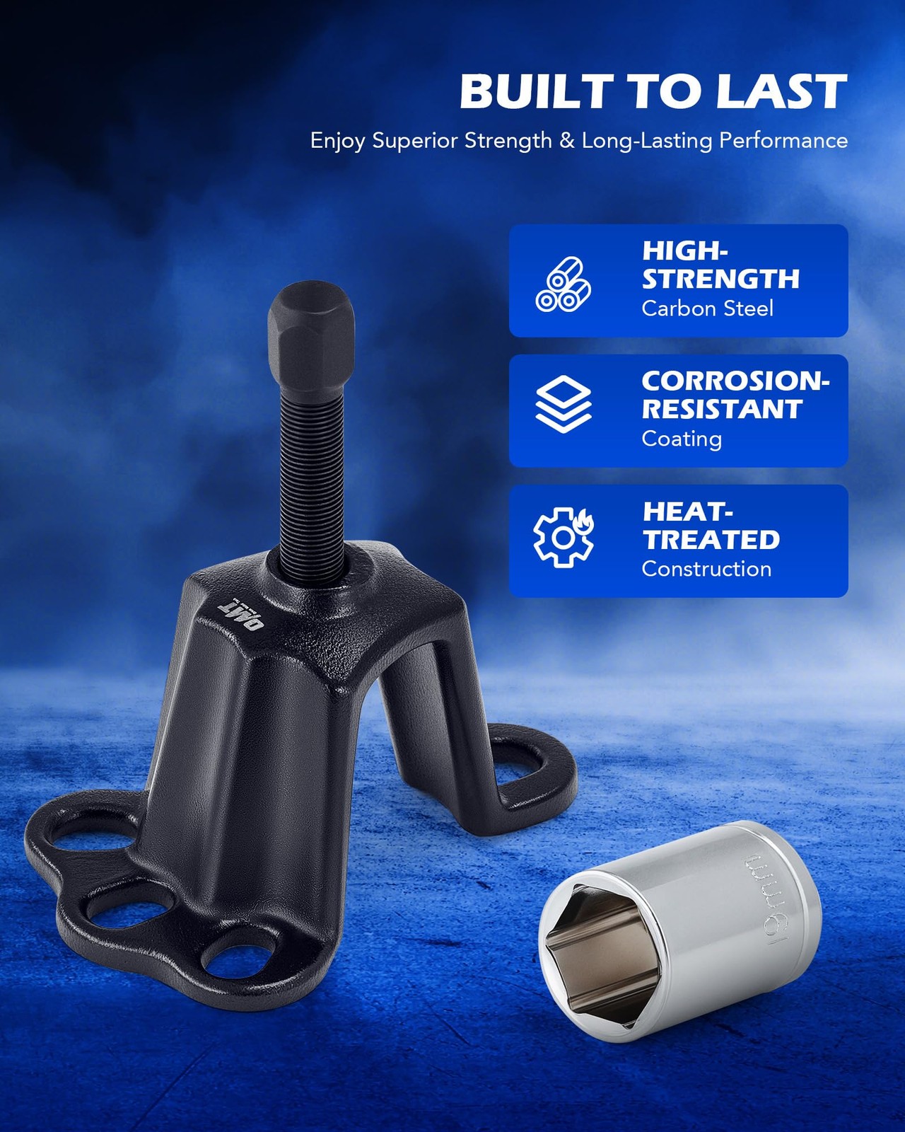 Front Wheel Hub Puller, Universal Flange Type Hub & Axle Remover Tool