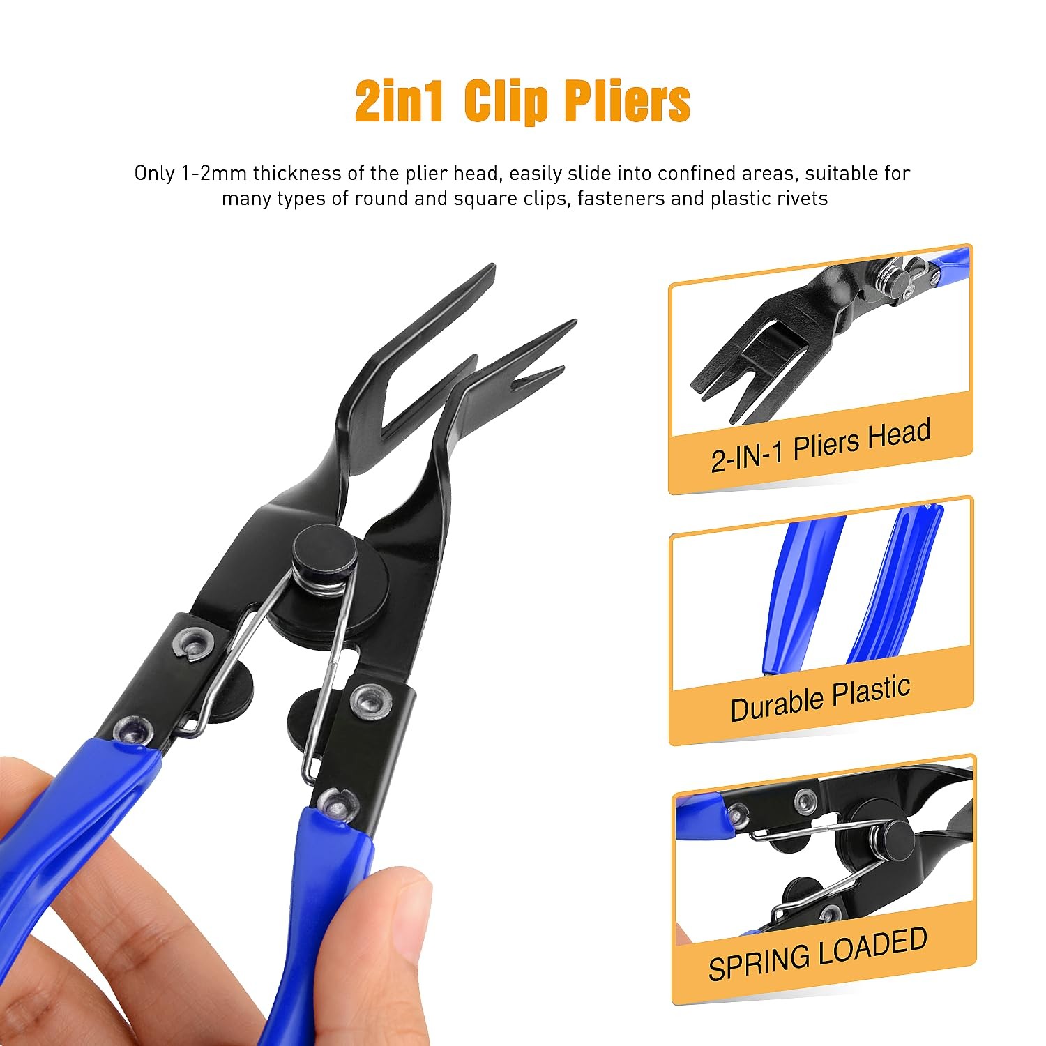 Auto Trim Removal Tool Set – 3 Pcs No Scratch Pry Kit with Storage Bag
