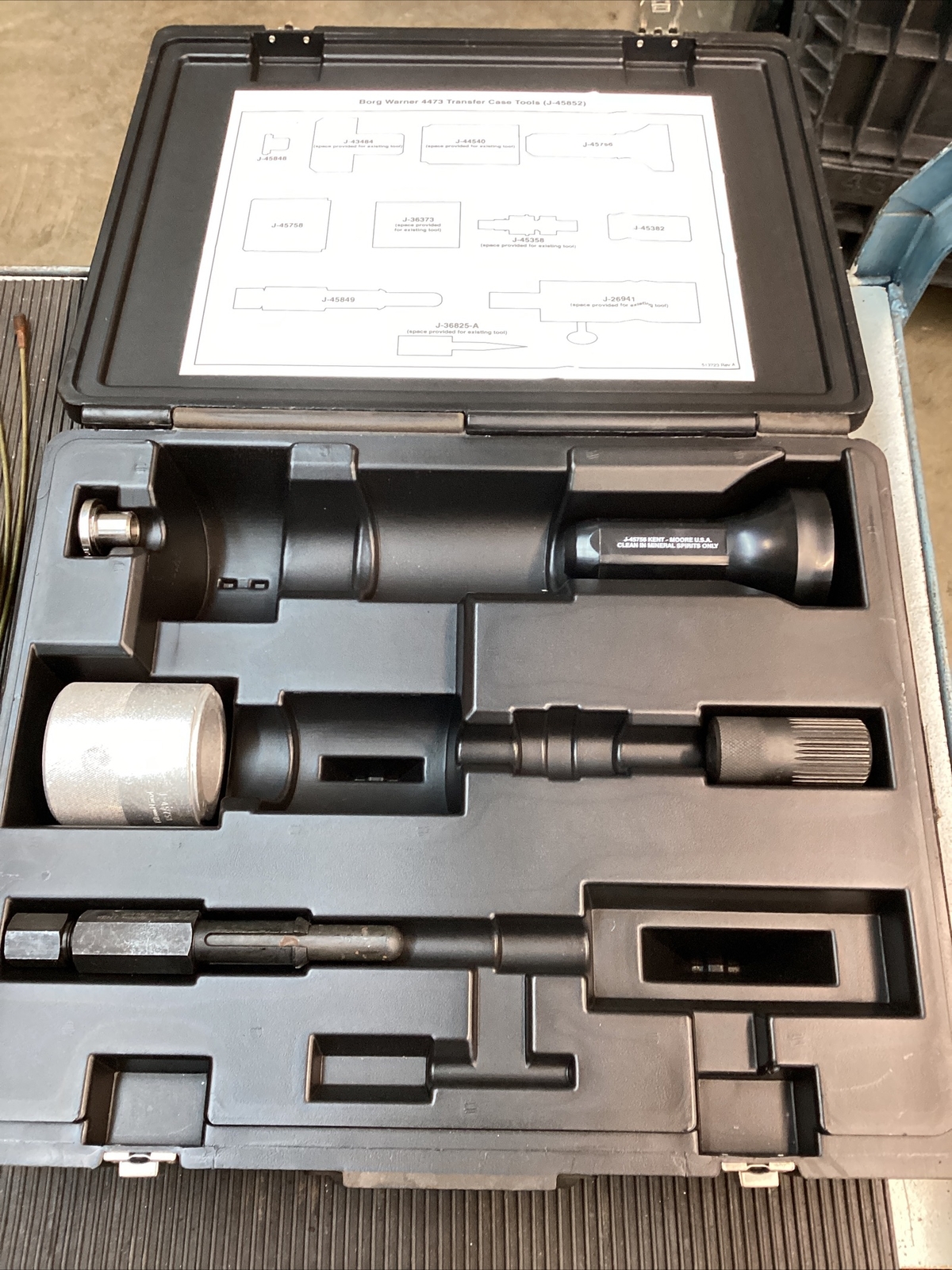 Kent Moore J-45852 Borg Warner 4473 Transfer Case Tools