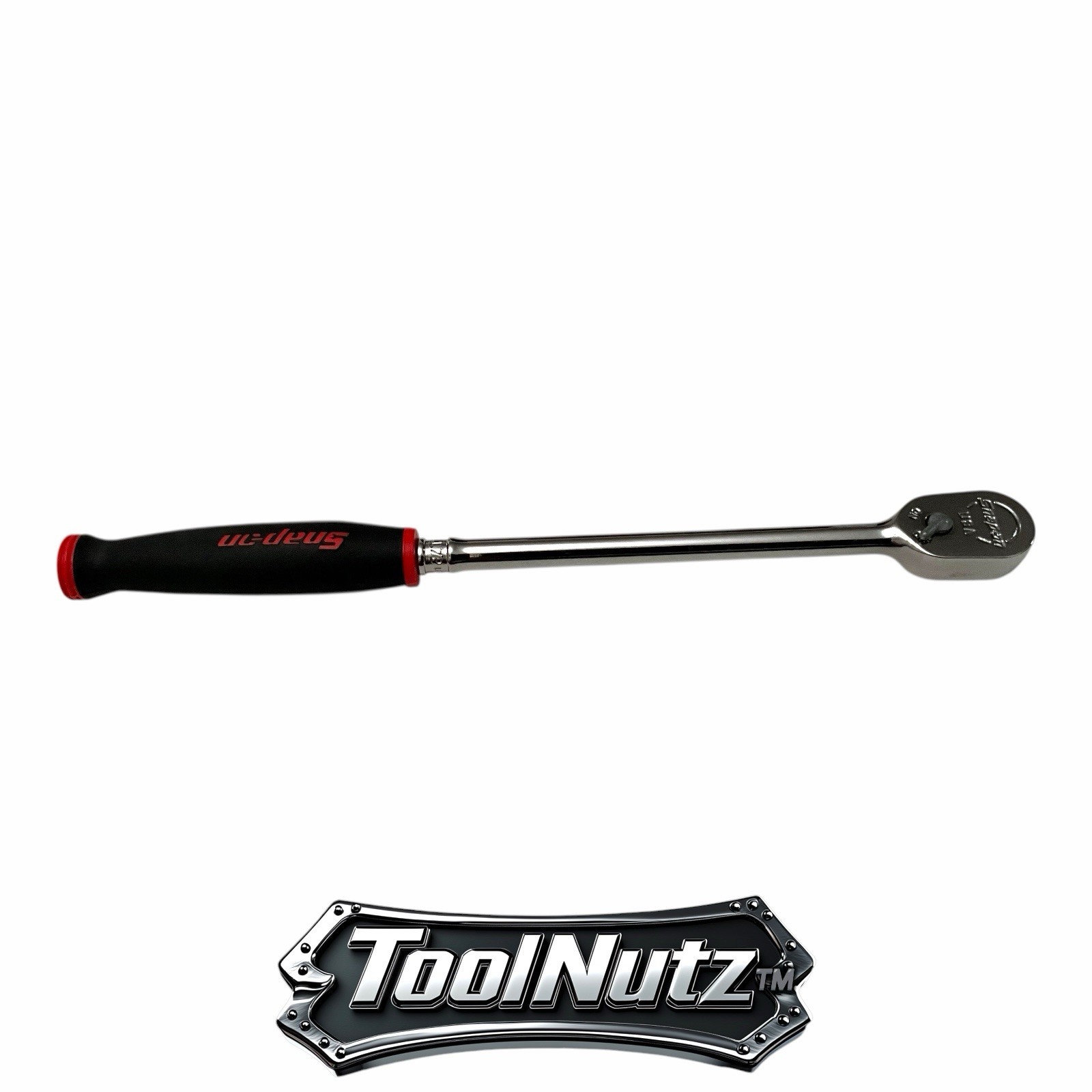 Snap-on Tools NEW THLL72 1/4 Dr RED Soft Grip Extra Long Handle 72 Tooth Ratchet