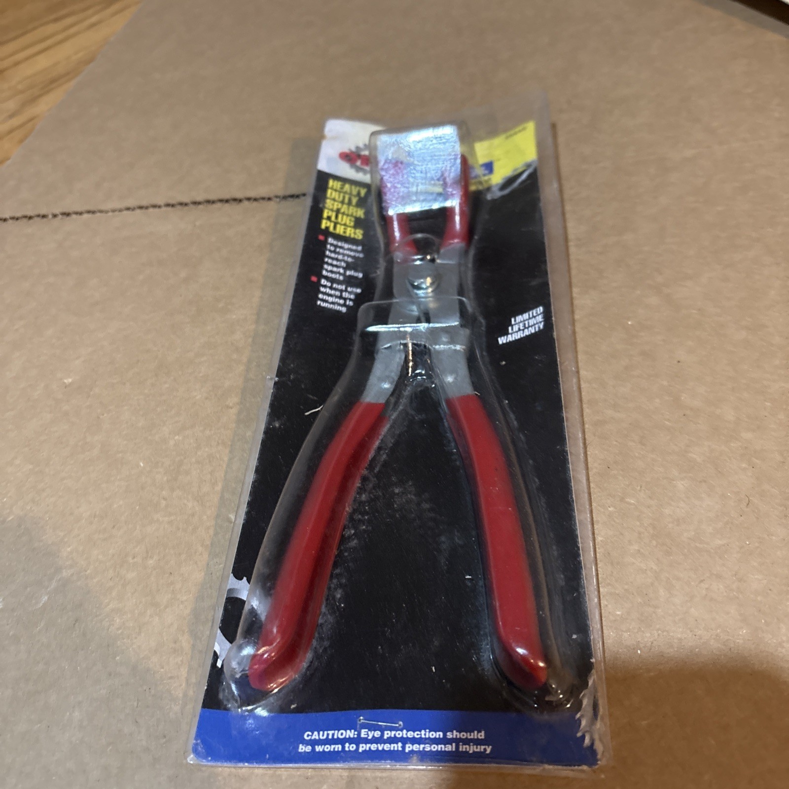 OEM 9-3/4″ Heavy Duty Spark Plug Pliers Boot Removal Pliers Red Handle 25542