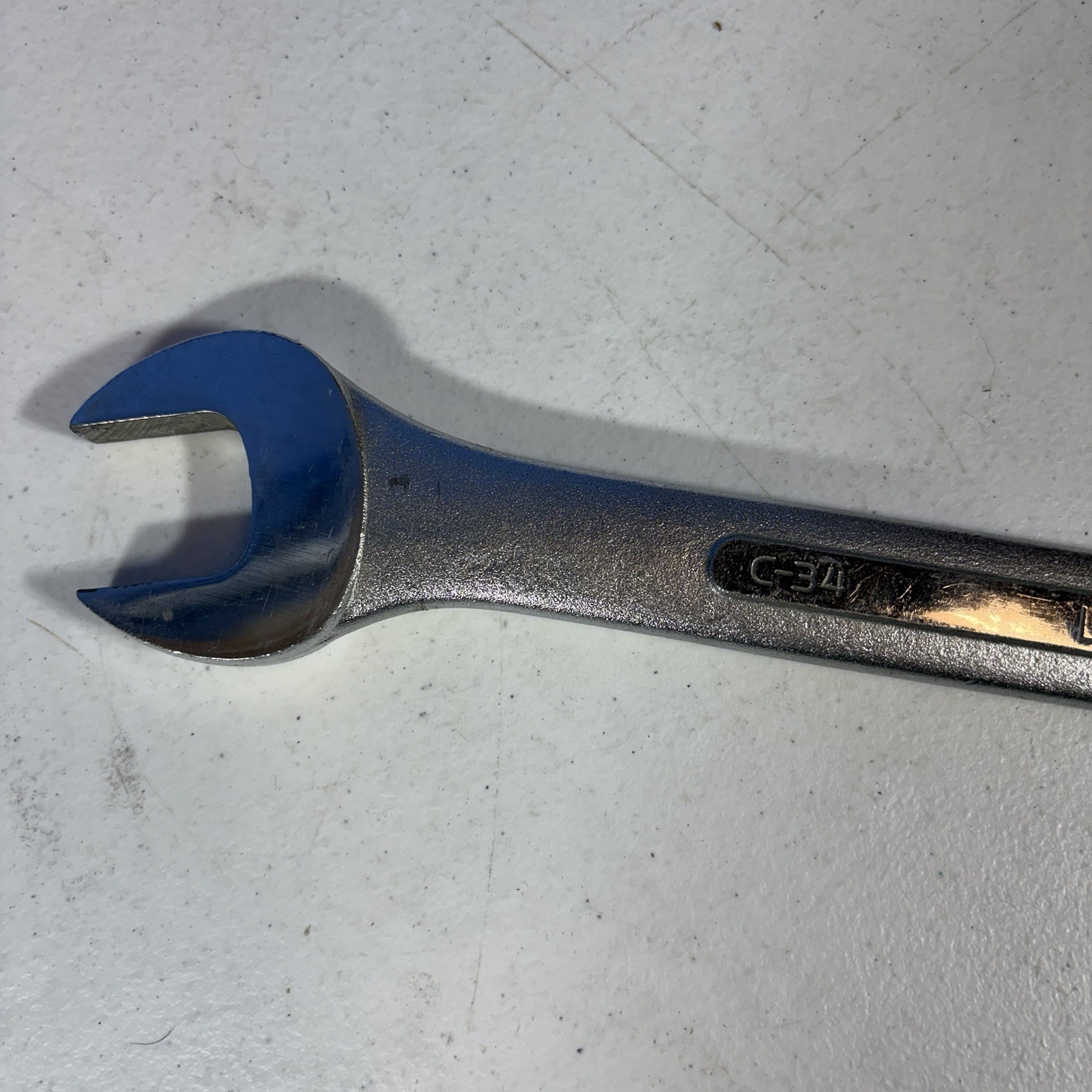 Vintage Lectrolite S-K Tools C-34- 1-1/16″ Combination Wrench 12 Point USA sk