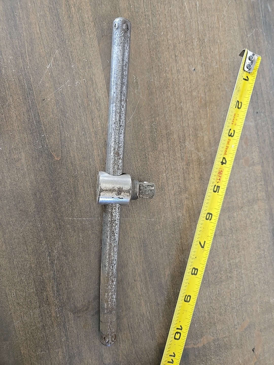 Vtg. USA 10″ 1/2″ Drive T- Sliding Breaker Bar «Chromium Vanadium»