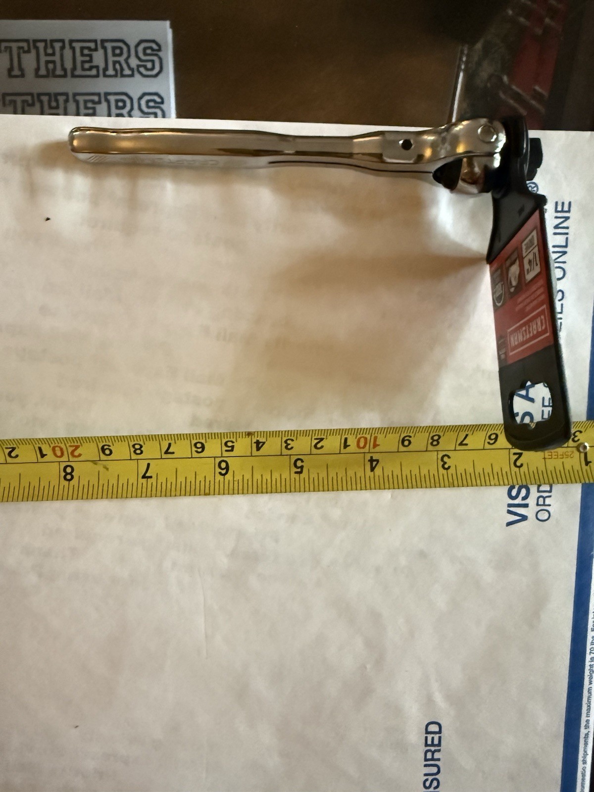 CRAFTSMAN 72-Tooth 1/4-in Drive Rotating Head Ratchet Swivel Head CMMT99421