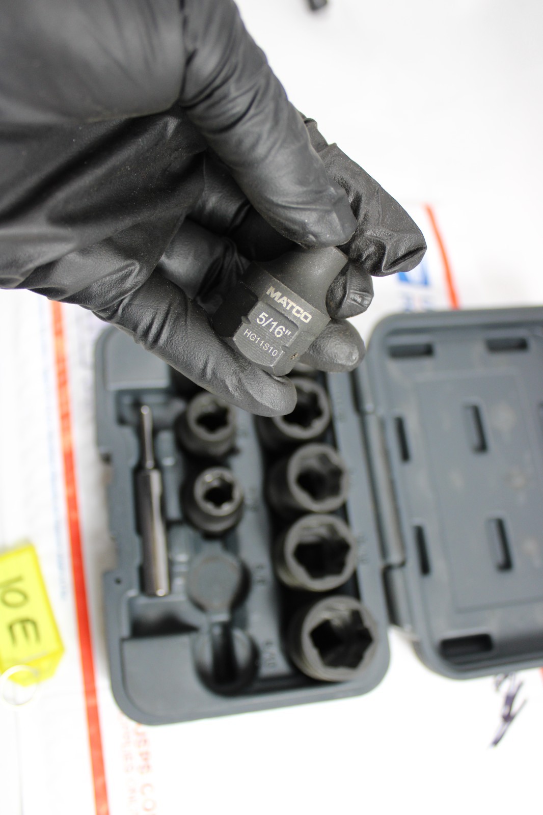 Matco Tools HG11M 1/2″ 10pc Metric Hex Grip Damaged Fastener Impact Socket Set