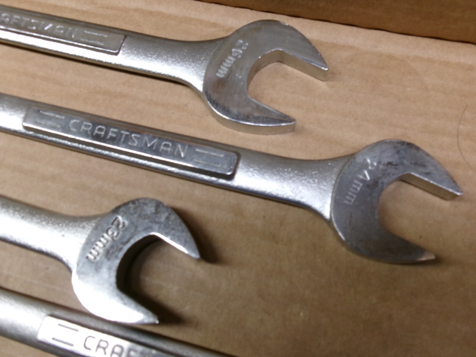 Craftsman USA 11-Piece Metric Double Open End Wrench Set 6-26 MM NOS
