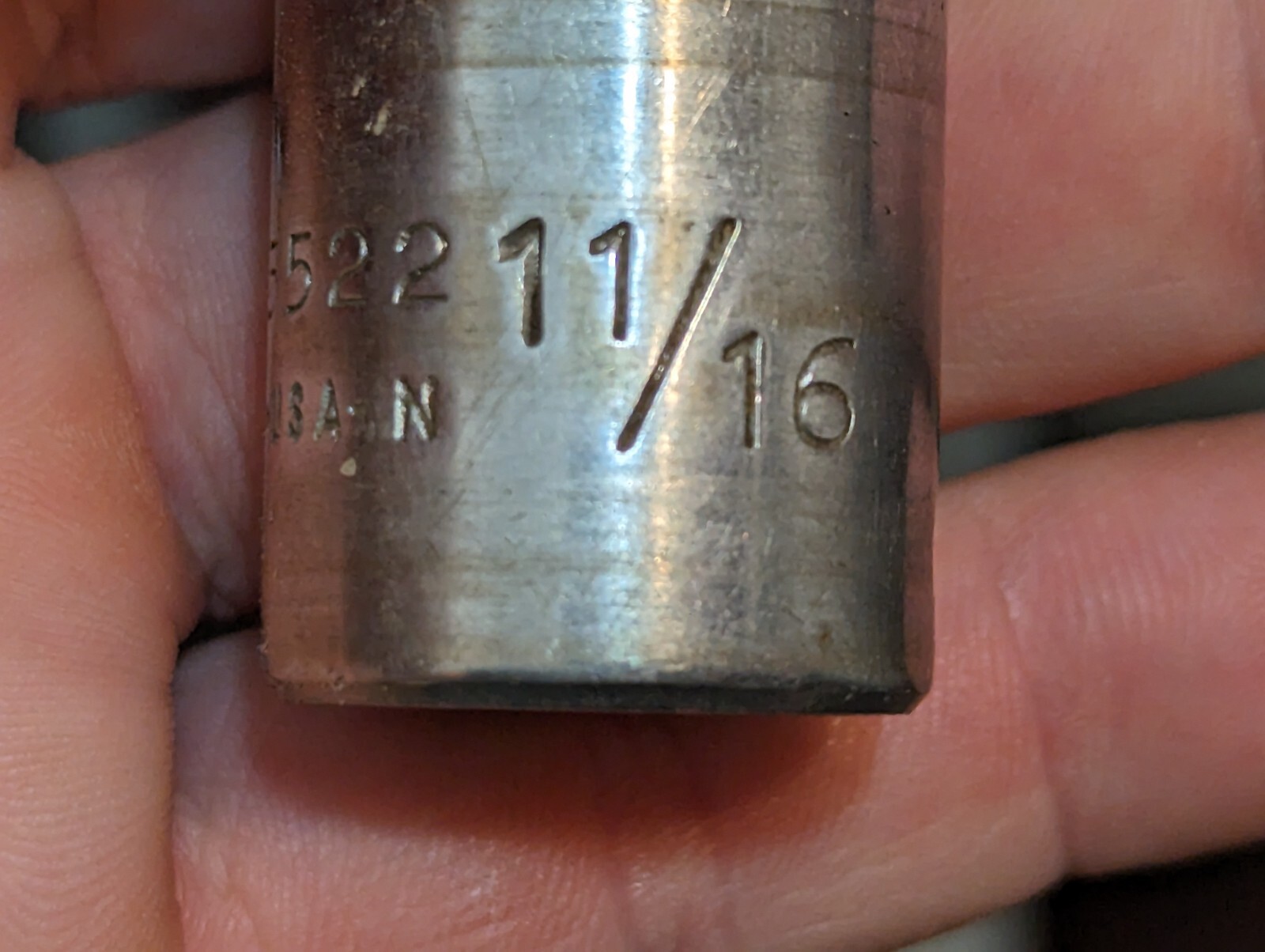 VTG WRIGHT 3/8″ Drive 11/16″ Deep Replacement Socket 6 Point Model 3522 Made USA