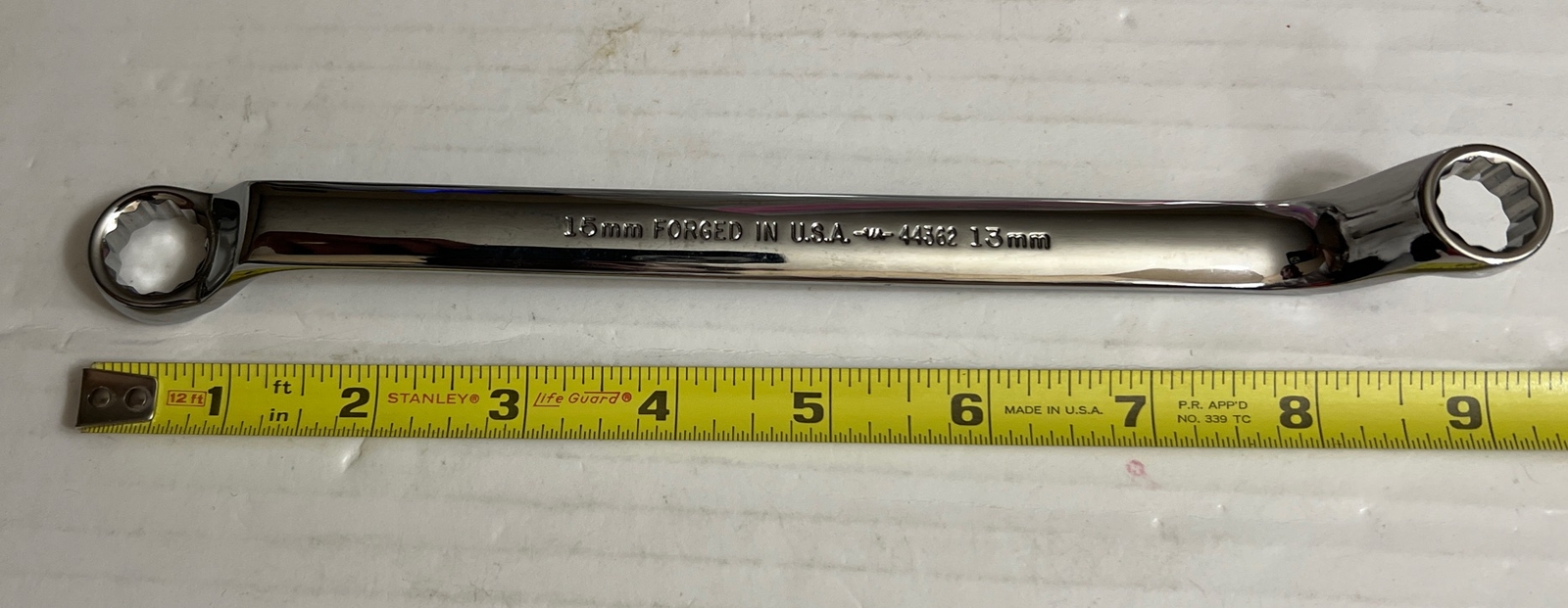 Craftsman -VɅ- Series 44362 13mm x 15mm Deep Offset Box-End Wrench USA