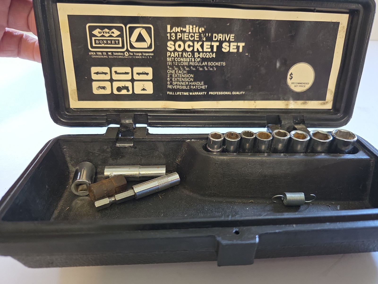 BONNEY TOOLS PROFESSIONAL QUALITY B-80204 CASE ONLY