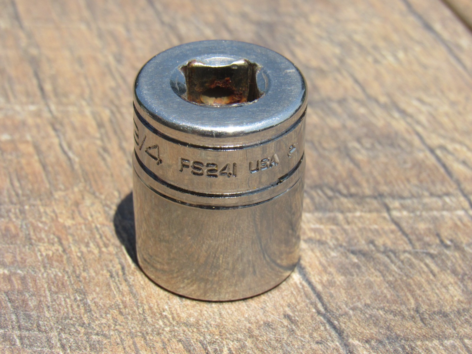 SNAP ON 3/4″ FS241 3/8″ DRIVE 6 POINT SHALLOW SAE SOCKET FS 241 3/4″ NEW LOGO