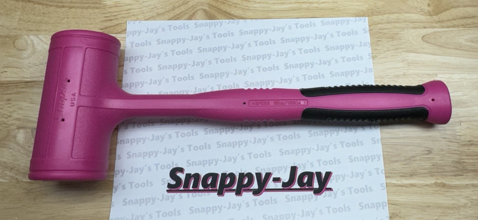 Snap-on Tools USA NEW ELECTRIC PINK 56 oz / 1550g Dead Blow Hammer HBFE56