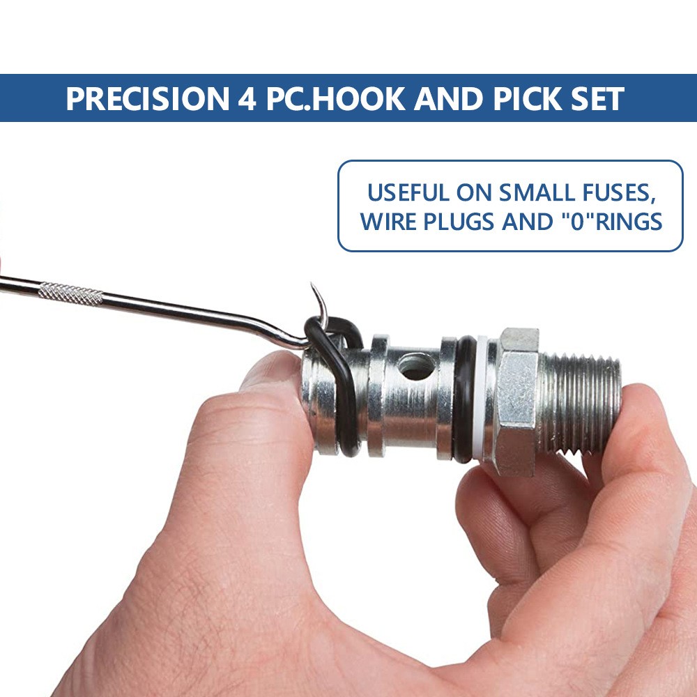 10pcs Pick and Hook Set Car Auto Oil Seal/O-Ring Seal Gasket Pick Puller Remover