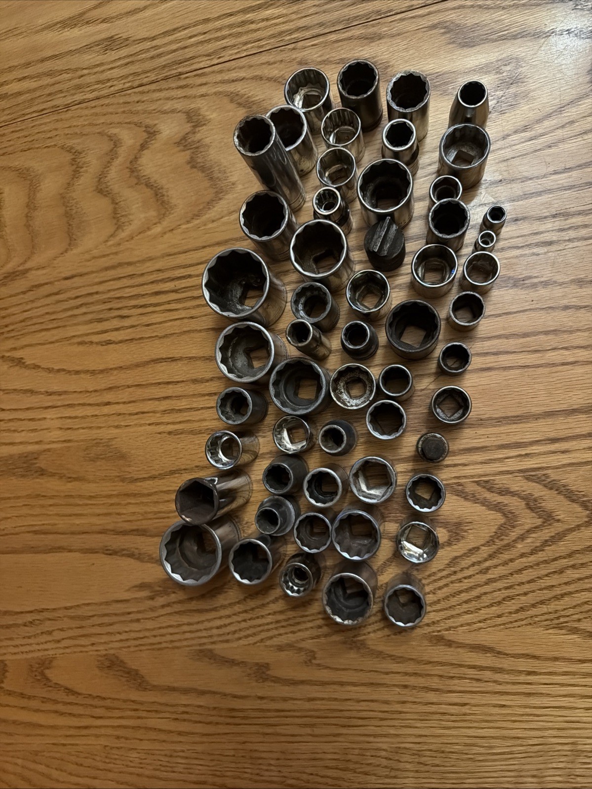 Lot 54 Pcs. Husky – Craftsman And Others ￼Tools Used Misc Sockets & More!