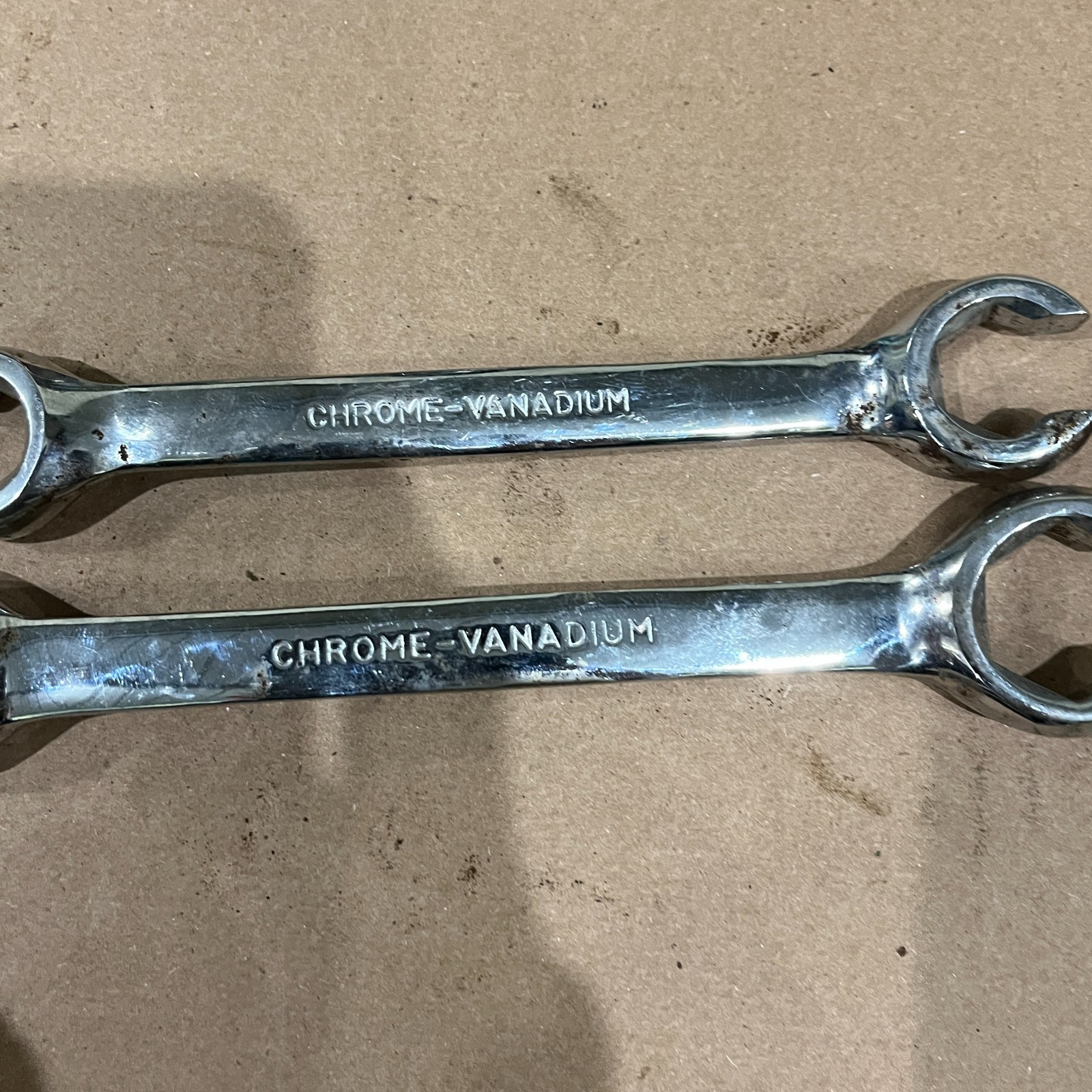 Pittsburgh Flare Nut Line Wrench Set Metric 15mm, 17mm, 19mm, 22mm – 2 pc set