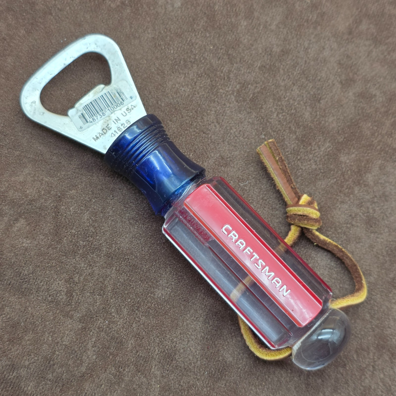 Craftsman Screwdriver Handle Bottle Opener Bar Man Cave 6” Made In USA