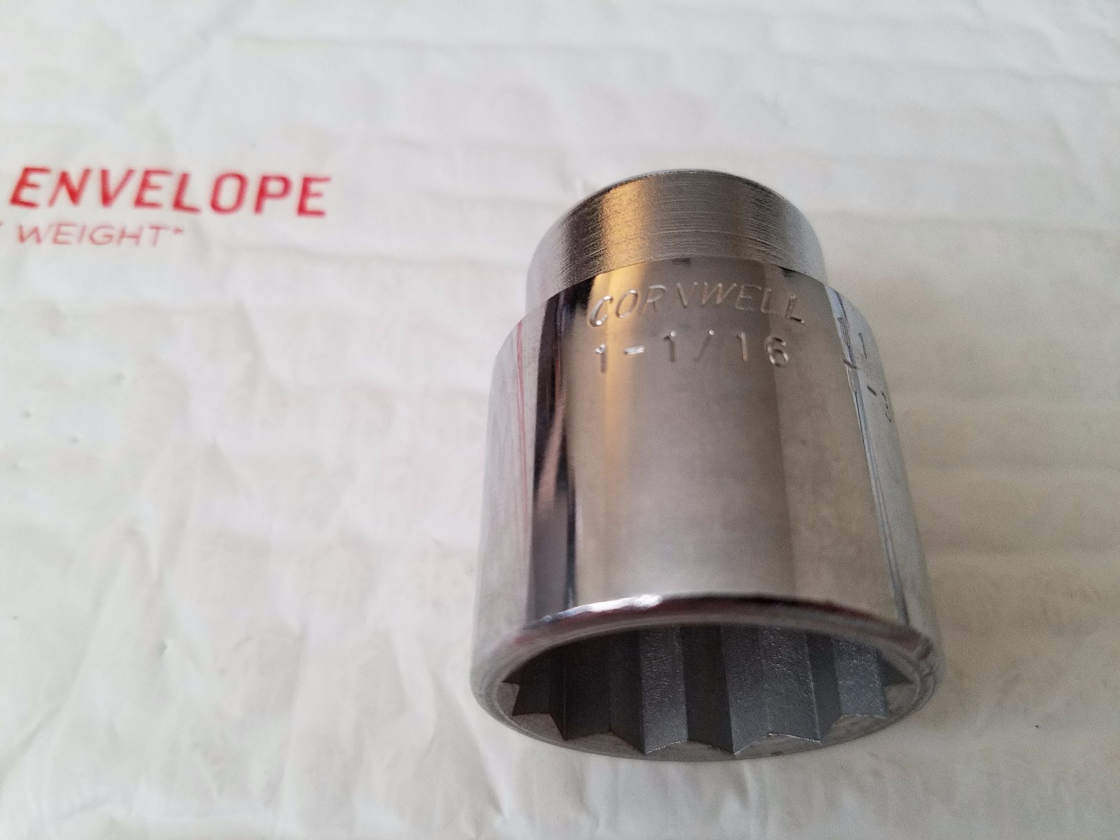 NEW Cornwell T3134 1-1/16″ 12pt 1/2″ Drive Socket