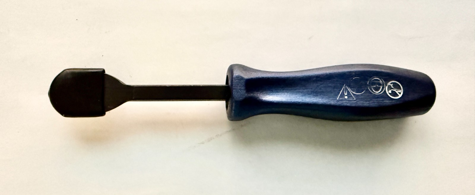 Snap-On Tools CSA8C 8″ Carbon Gasket Short Scraper USA Hard Handle Metallic Blue