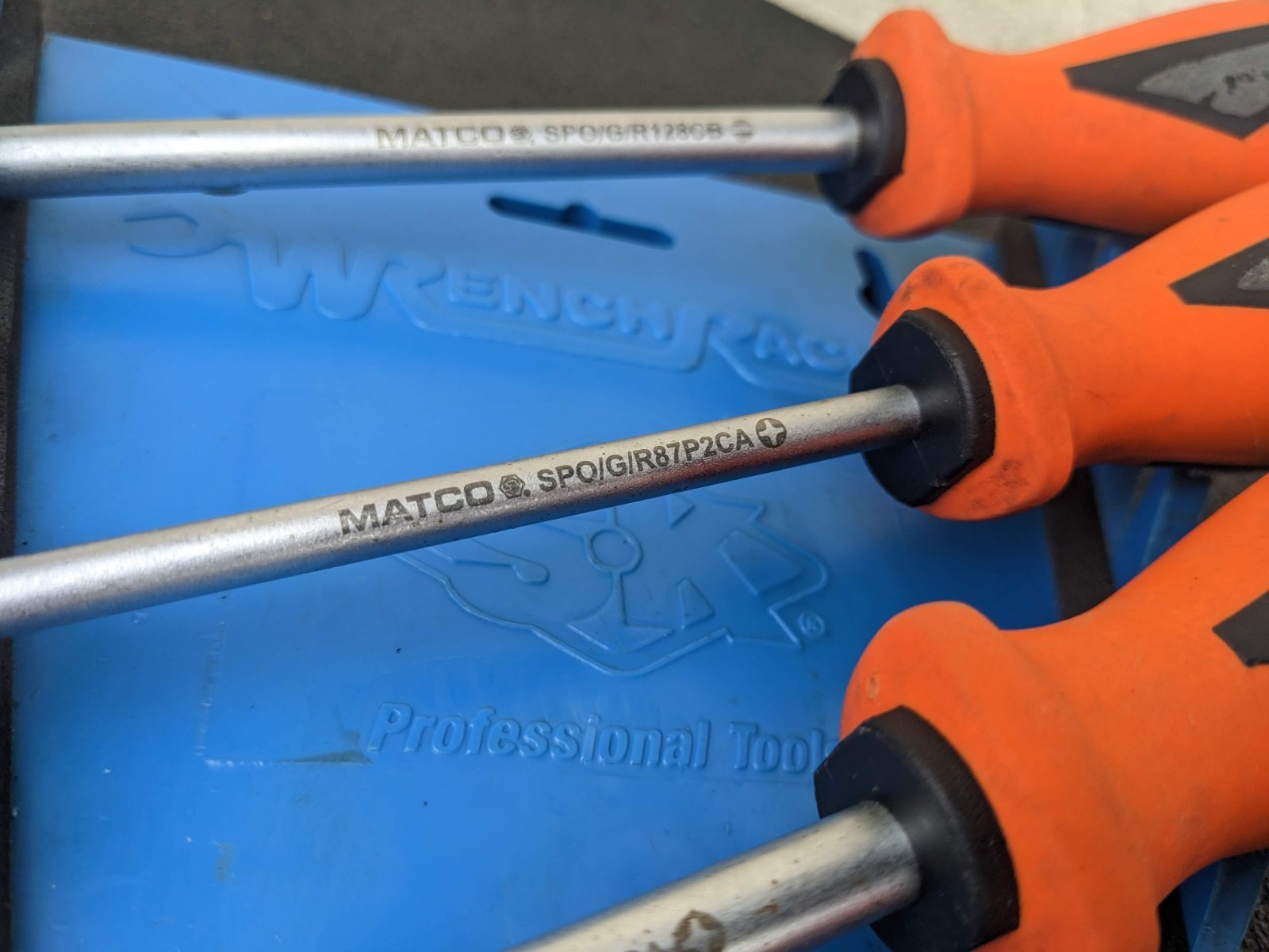 #bo056 Matco Tools Germany Orange Top Torque II Premium Screwdriver Set