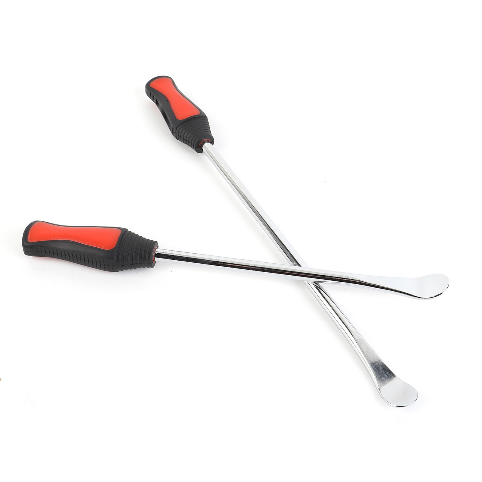 Car 2pcs Tire Spoons 11.81in 14.57in Carbon Steel Ergonomic Handle Motorcycle