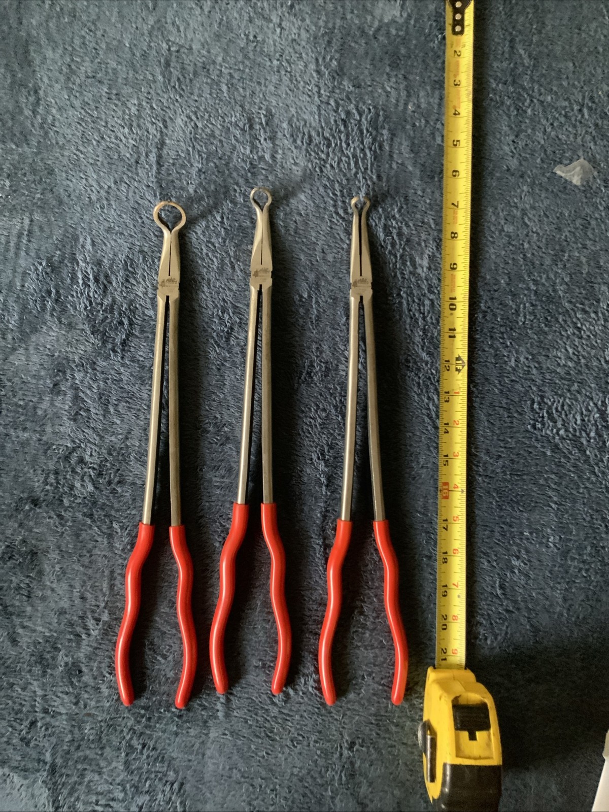 Mac Tools 3pc Hose Grip Pliers……all 3 Bent?? See Pics….p16sg, P16mg, P16lg….