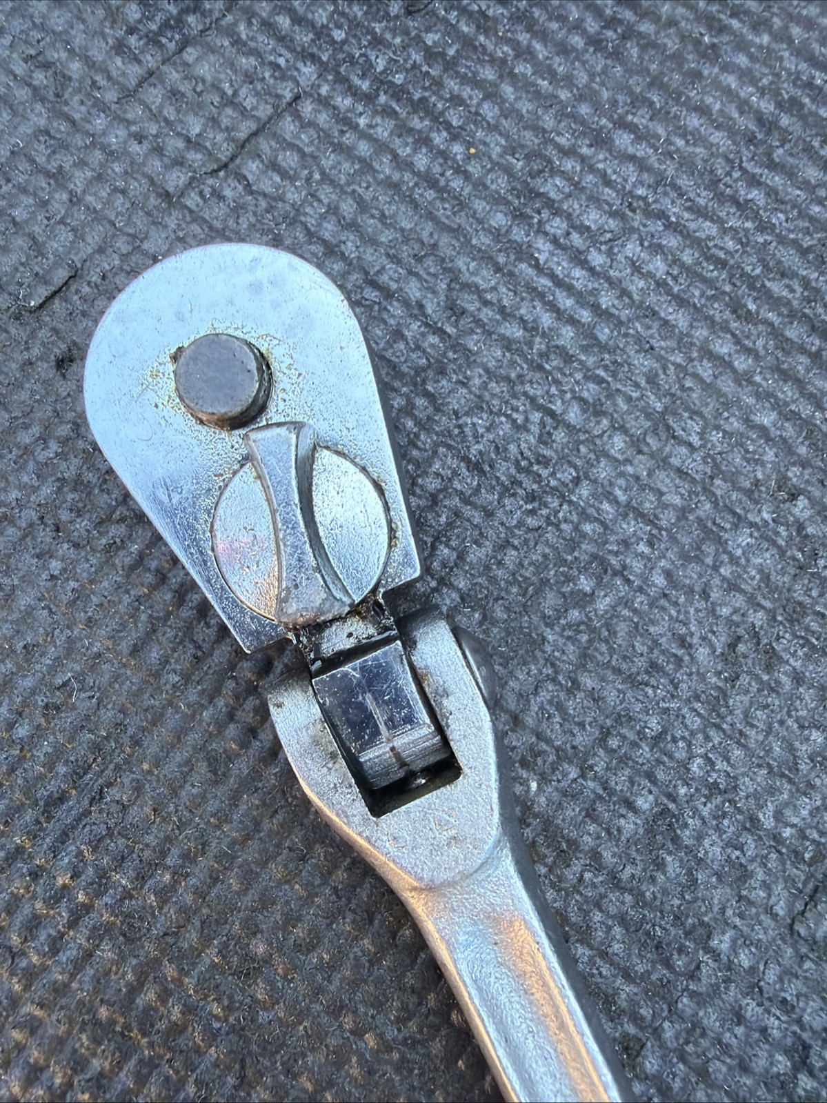 Sears Craftsman USA 3/8” Hourglass Flex Head Ratchet 42791 V Rare 11.5”